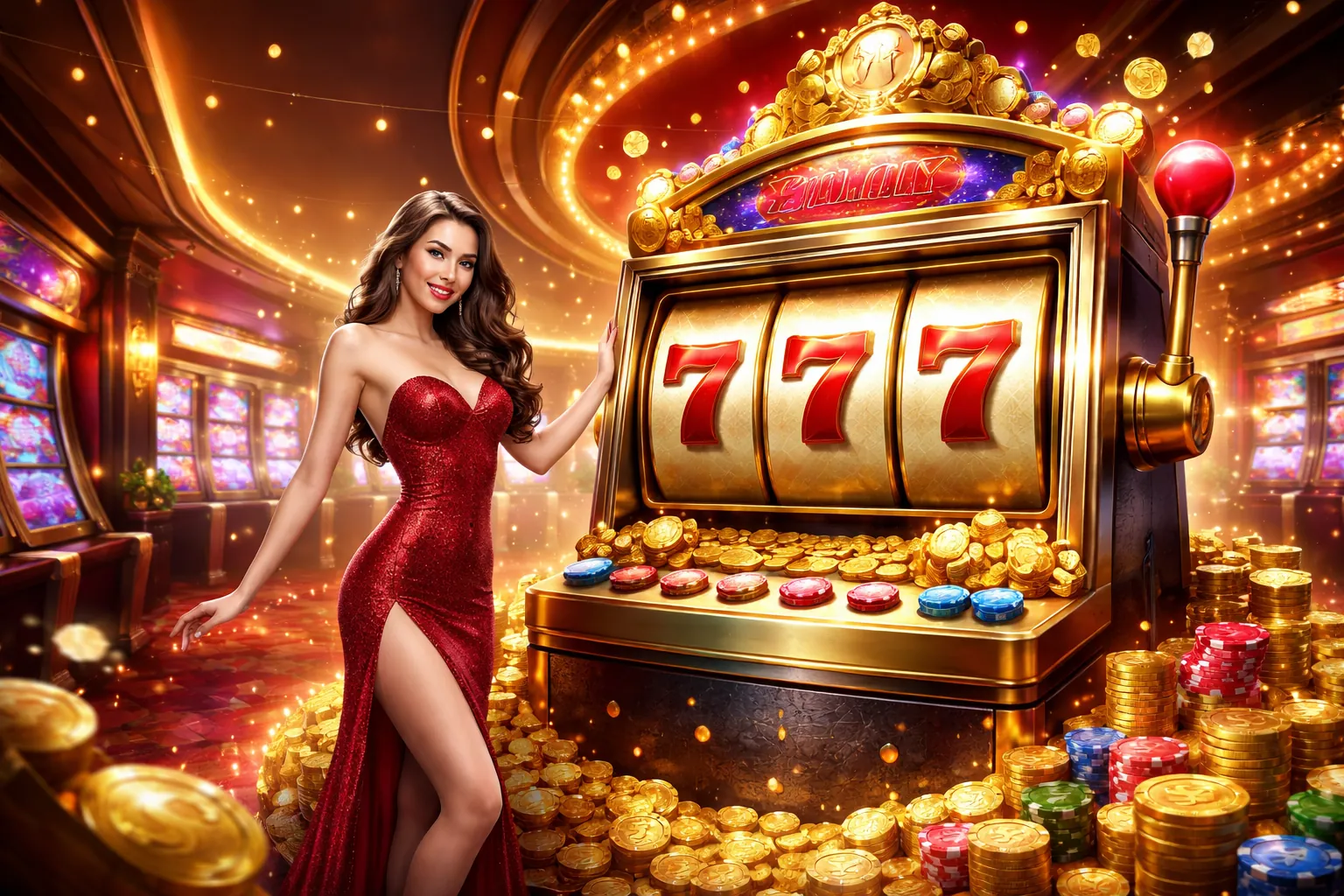 Hình ảnh chính của trò chơi Nổ Hũ K9BET với biểu tượng jackpot và tiền thưởng